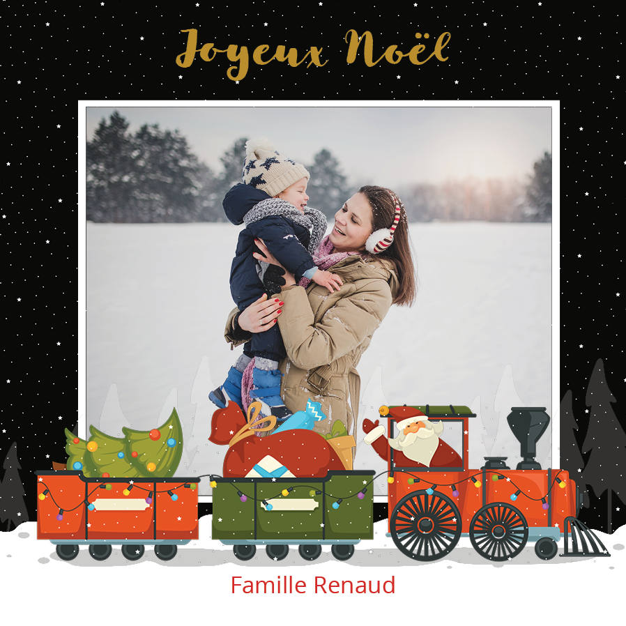 Faire-part & Cartes — Train du Père Noël