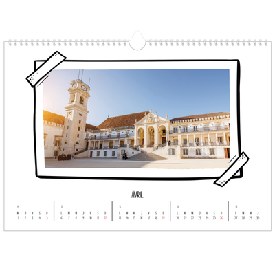 Calendrier photo A3 — Instants d'album photo [Avril]