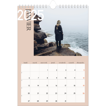 Calendrier photo A4 — Superposition