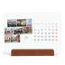 Calendrier de bureau support bois - paysage   — Escapade citadine [Janvier]
