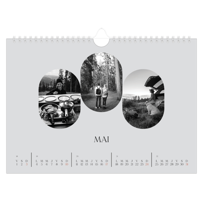 Calendrier photo A4 — Sur la route [couverture]