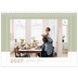 Calendrier photo A4 double (30 x 40 cm) — Palette naturelle [couverture]