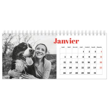 Calendrier de bureau — Une année audacieuse