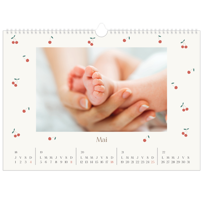 Calendrier photo A3 — Cerise sur le bonheur [couverture]