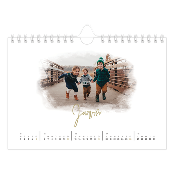 Calendrier photo A5 — Effet photo