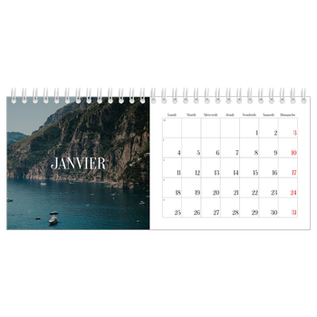 Calendrier de bureau — Évasion sans fin
