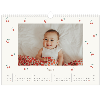 Calendrier photo A3 — Cerise sur le bonheur [Mars]
