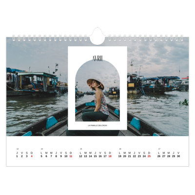 Calendrier photo A4 — L'arche ouverte [Avril]