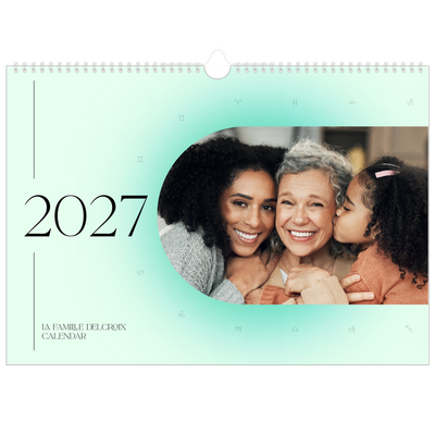 Calendrier photo A3 — Dégradé astrologique [couverture]