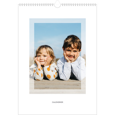 A3 Calendrier annuel — Cadre clair [couverture]
