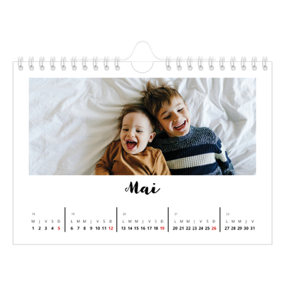 Calendrier photo A5 — Fait Main [couverture]