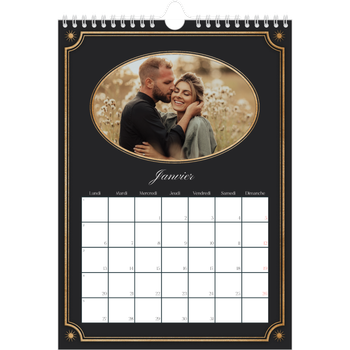 Calendrier photo A4 — Classique vintage