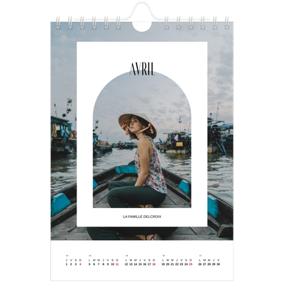 Calendrier photo A5 — L'arche ouverte [Avril]