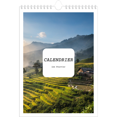 Calendrier photo A4 (20 x 30 cm) — Toute l'histoire [couverture]