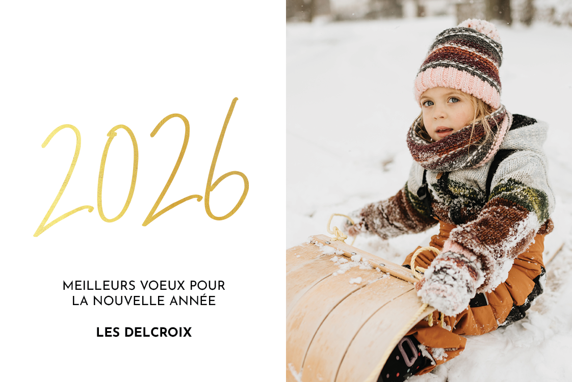 Faire-part & Cartes — Calligraphie dorée