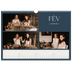 Calendrier photo A3 — Ardoise et sérifs [Février]