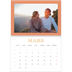 Calendrier photo A4 double (30 x 40 cm) — Cadres rétro [Mars]