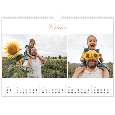 Calendrier photo A3 — Diaporama [Février]