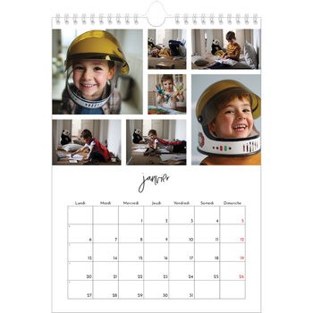 Calendrier photo A4 — Arrangements photo