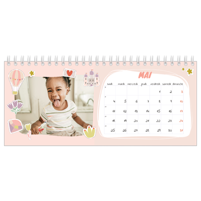 Calendrier de bureau — Licorne magique [couverture]