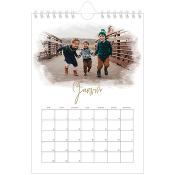 Calendrier photo A5 — Effet photo