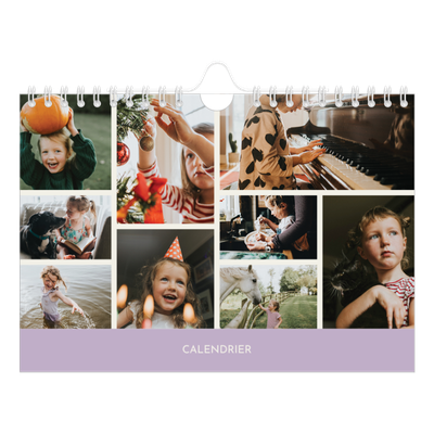 Calendrier photo A5 — Chapitres pastel [couverture]
