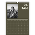 Calendrier photo A4 (20 x 30 cm) — Contemporain audacieux [Janvier]