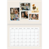 Calendrier photo A4 double (30 x 40 cm) — Scrapbook vintage [Mars]