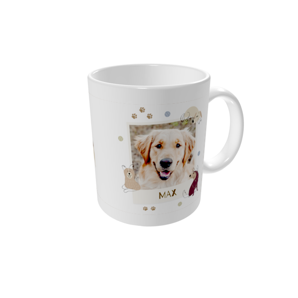 Mug personnalisé — Chiot joueur