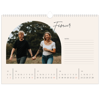 Calendrier photo A3 — Arche de souvenirs [Février]