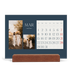 Calendrier de bureau support bois - paysage   — Ardoise et sérifs [Mars]