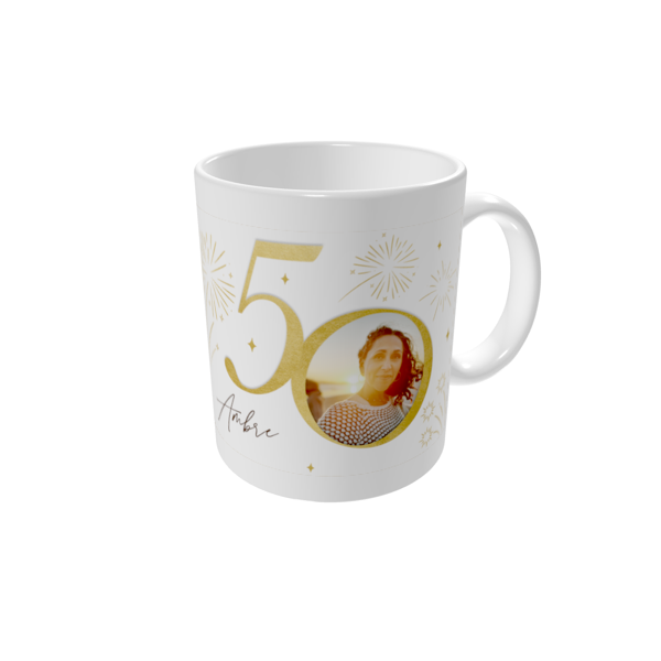 Mug personnalisé — Années scintillantes