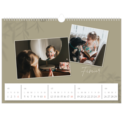 Calendrier photo A3 — Terre à terre [Février]