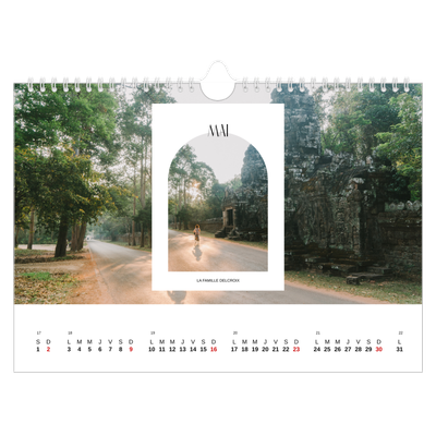Calendrier photo A4 — L'arche ouverte [Mai]