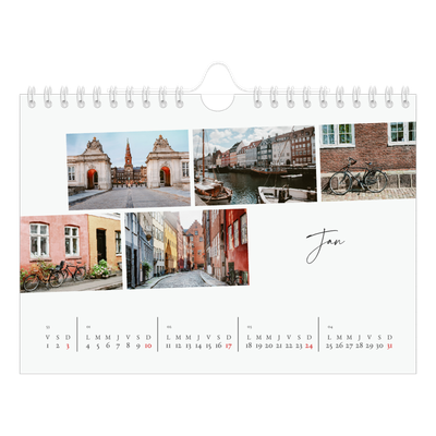 Calendrier photo A5 — Escapade citadine [Janvier]