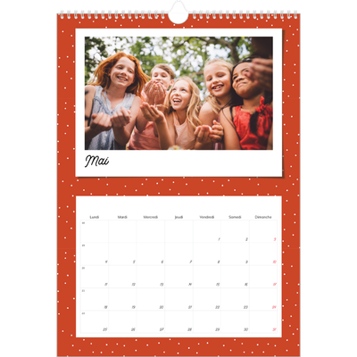 A3 Calendrier annuel — Cliché rétro pop [couverture]