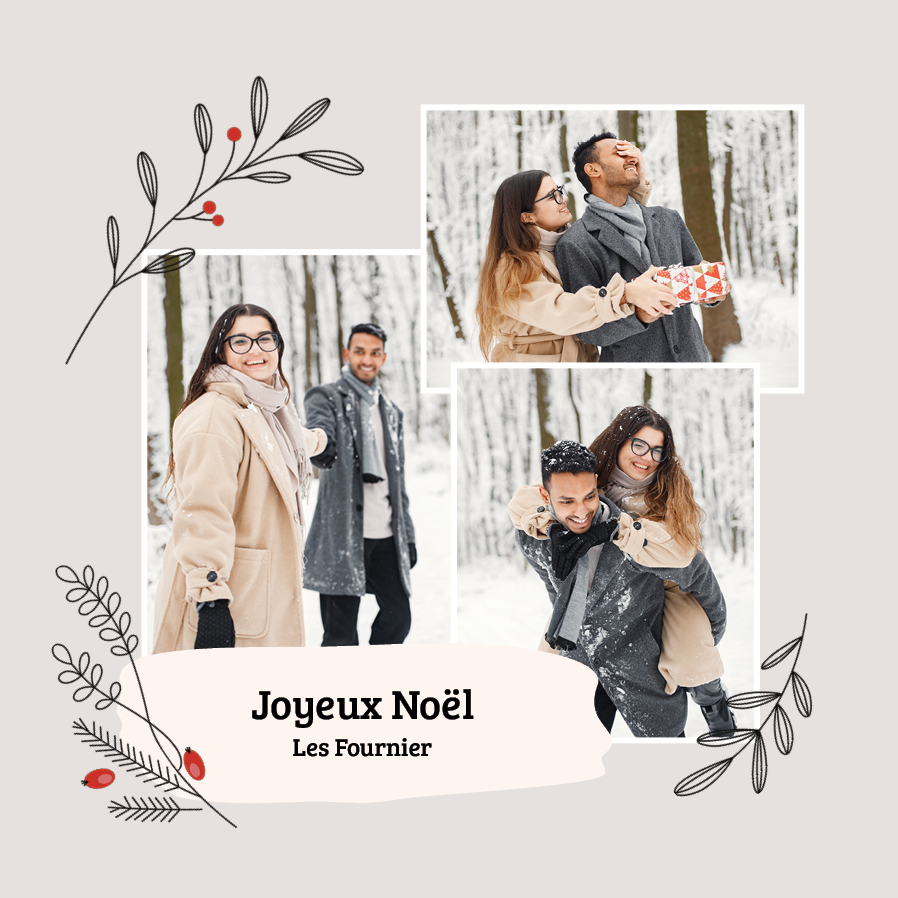 Faire-part & Cartes — Balade enneigée