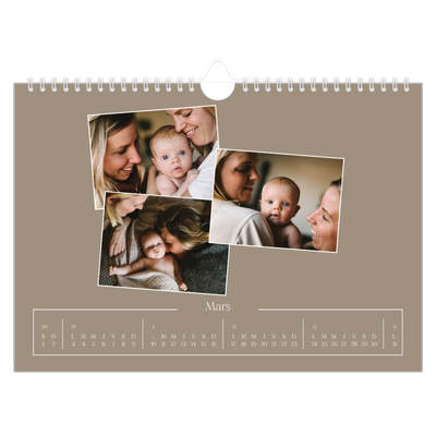 Calendrier photo A4 — Souvenirs artisanaux [Mars]