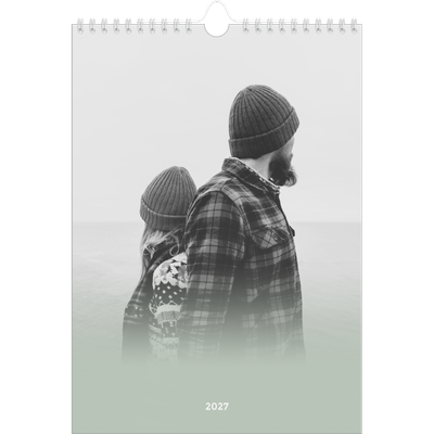 Calendrier photo A4 (20 x 30 cm) — Fondu argile [couverture]