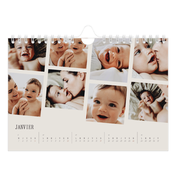 Calendrier photo A5 — Souvenirs en mouvement