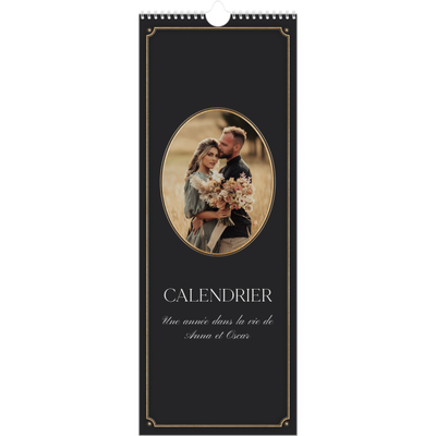 Calendrier mural long  — Classique vintage [couverture]