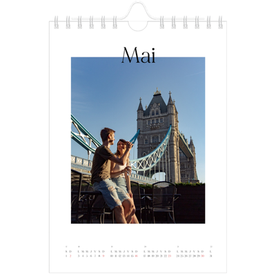 Calendrier photo A5 — Mon carnet de voyage [Mai]