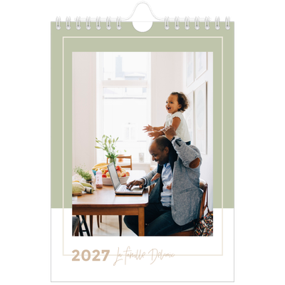Calendrier photo A5 — Palette naturelle [couverture]