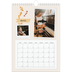 Calendrier photo A4 (20 x 30 cm) — Scrapbook vintage [Avril]