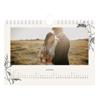 Calendrier photo A5 — Encre & lierre