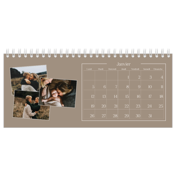Calendrier de bureau — Souvenirs artisanaux