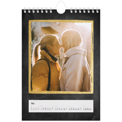 Calendrier photo A5 — Paillete et ardoise [couverture]