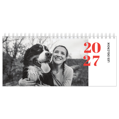 Calendrier de bureau — Une année audacieuse [couverture]