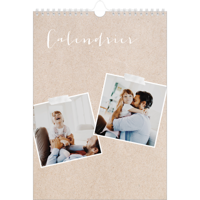 Calendrier photo A4 (20 x 30 cm) — Calendrier-album [couverture]