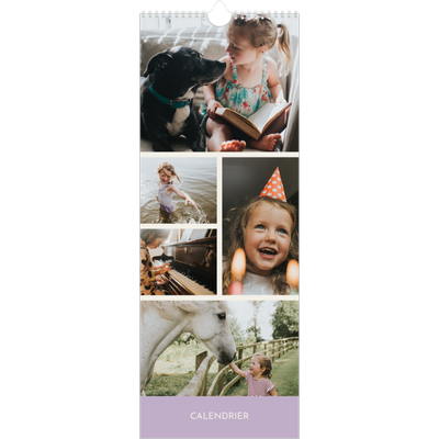 Calendrier mural long  — Chapitres pastel [couverture]